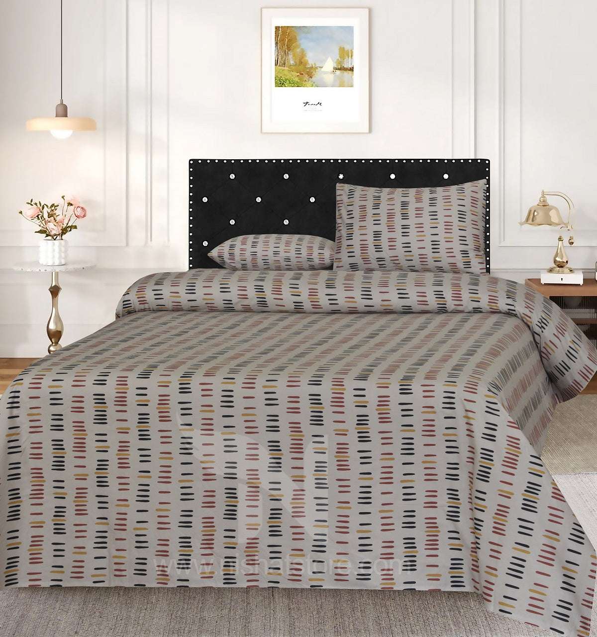Double Bed Sheet Design NC-S 6031 - Nishat Creative Store