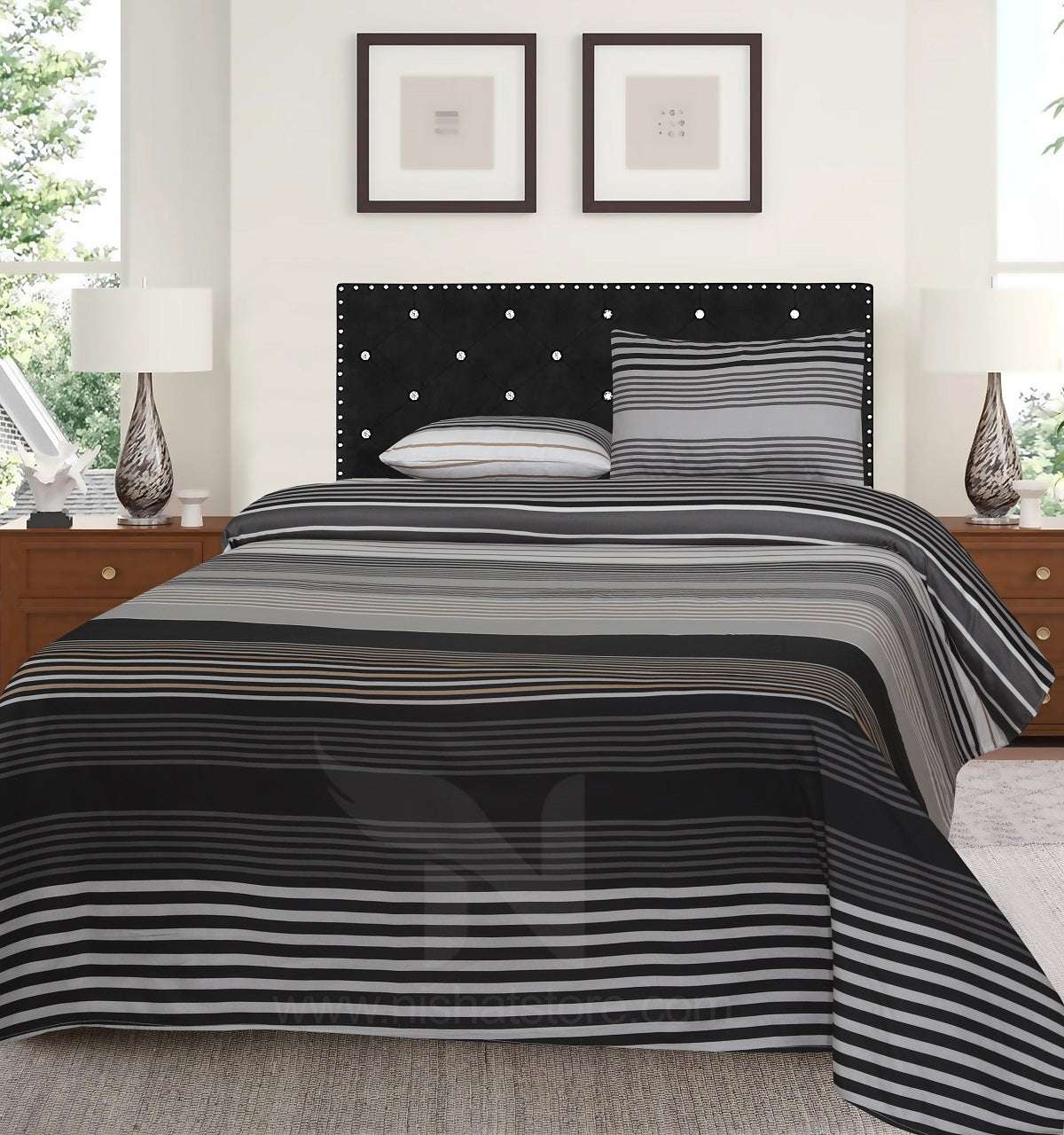 Double Bed Sheet Design NC-S 6046 - Nishat Creative Store