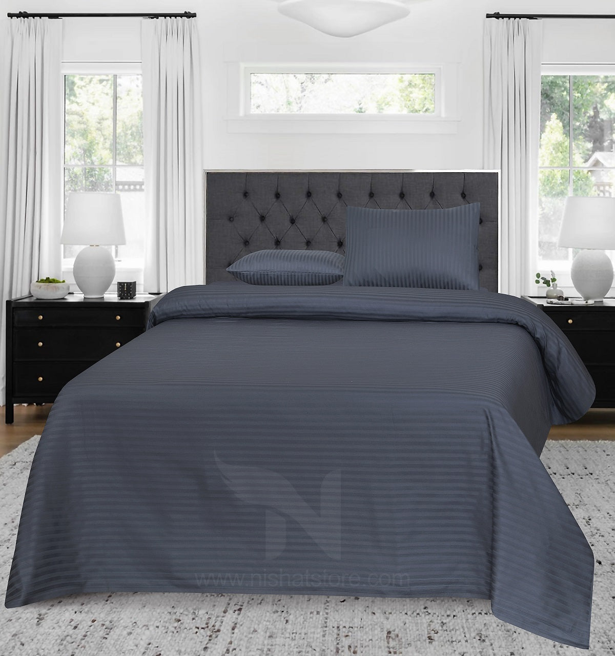 Double Bed Sheet Design NC-S 7065 - Nishat Creative Store