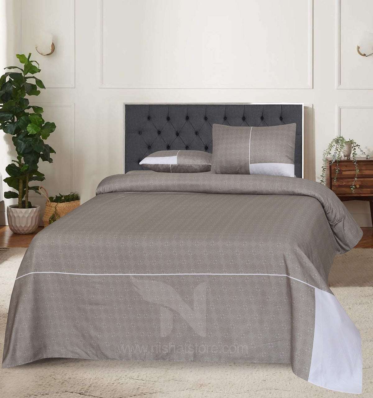 Double Bed Sheet Design NC-S 7093 - Nishat Creative Store