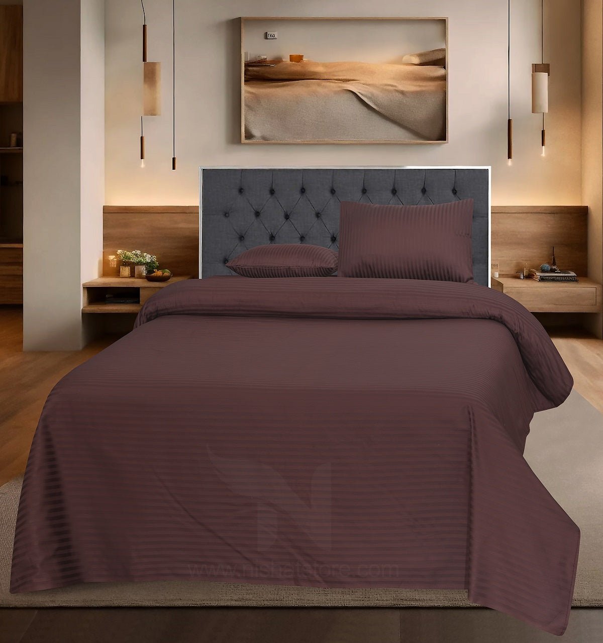 Double Bed Sheet Design NC-S 7163 - Nishat Creative Store
