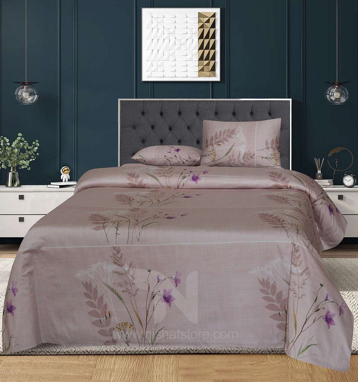 Double Bed Sheet Design NC-S 7229 - Nishat Creative Store