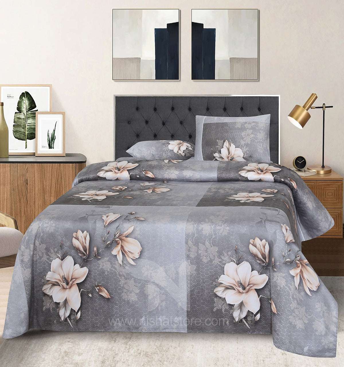 Double Bed Sheet Design NC-S 7234 - Nishat Creative Store