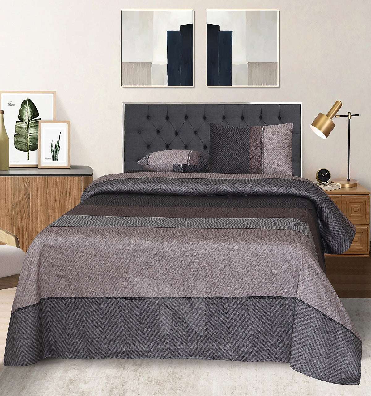 Double Bed Sheet Design NC-S 7235 - Nishat Creative Store