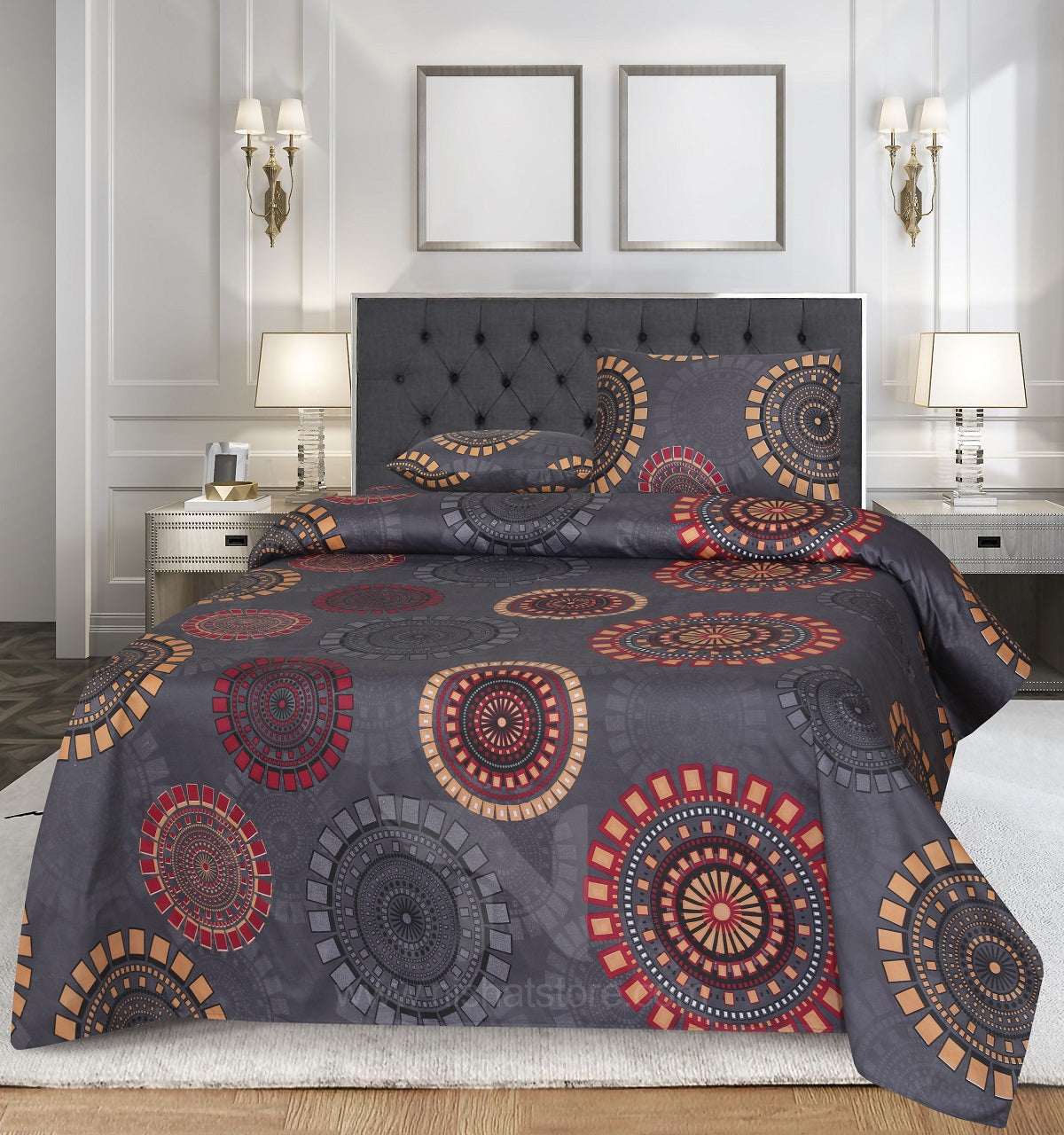 Double Bed Sheet Design NC-S 7323 - Nishat Creative Store