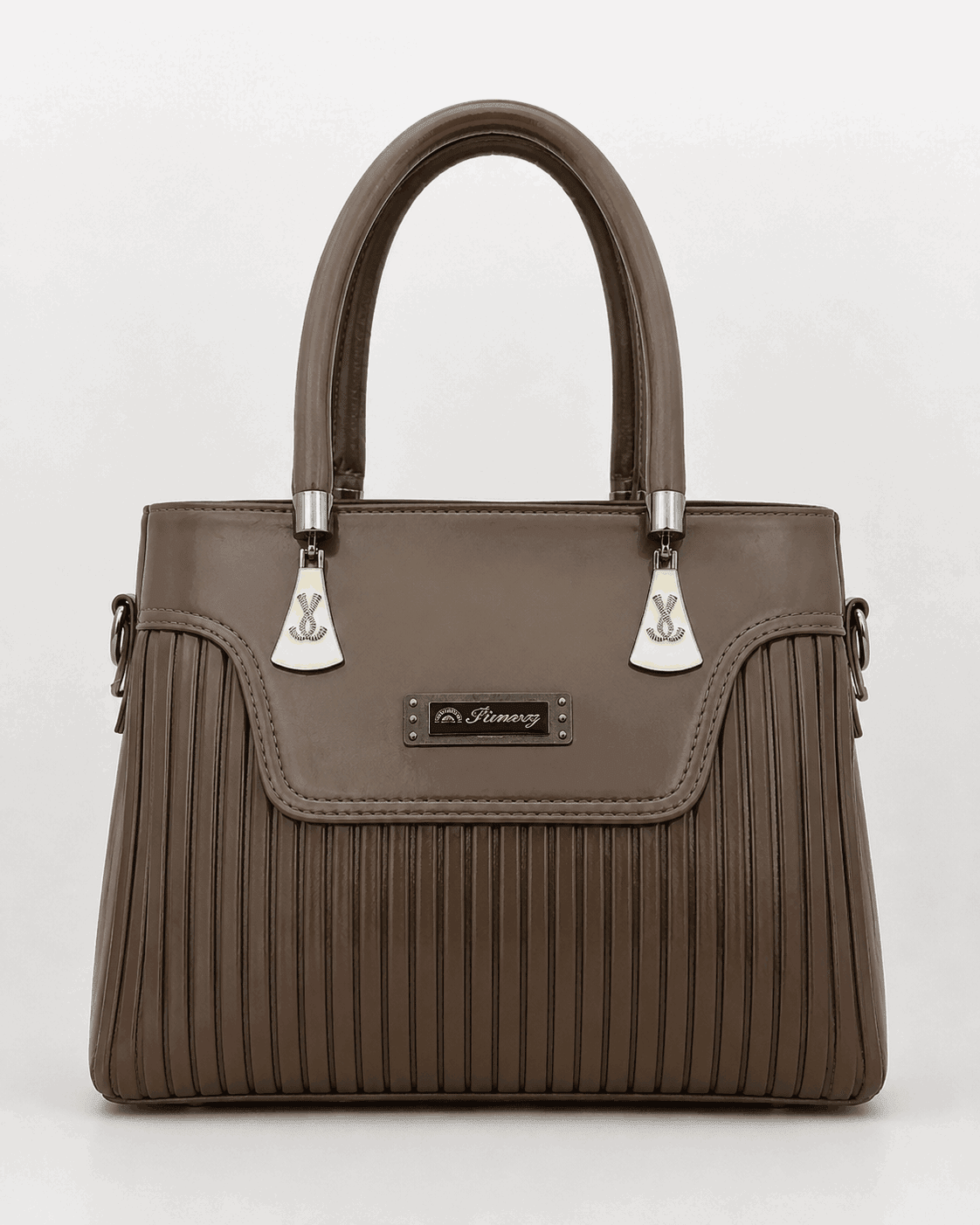 Elegant Pleated Leather Top-Handle Handbag - Nishat Creative Store