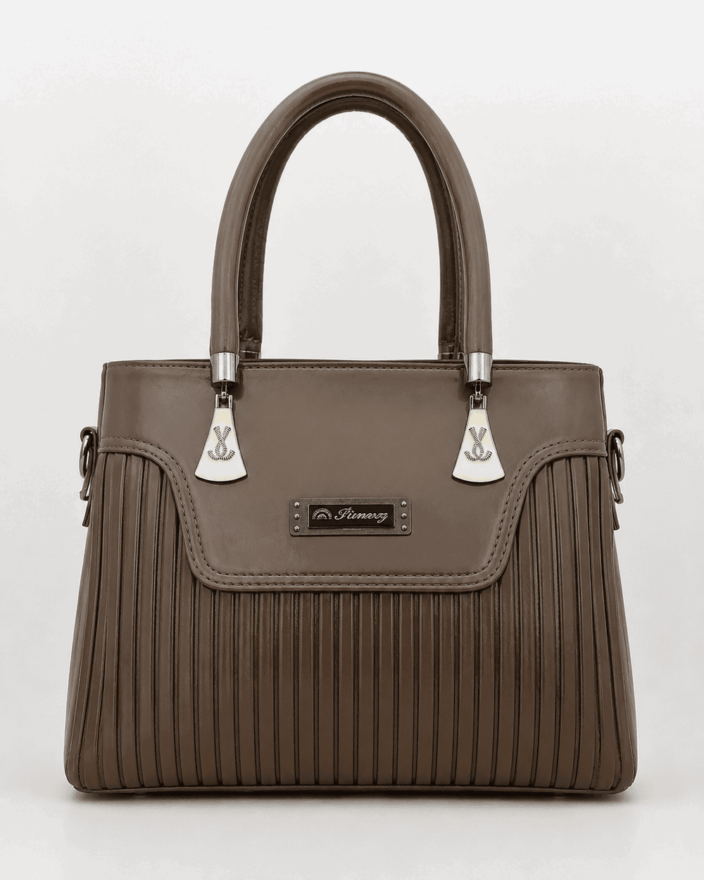 Elegant Pleated Leather Top-Handle Handbag - Nishat Creative Store