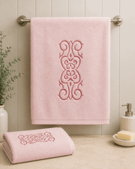 Embroided Cotton Bath Towel - Nishat Creative Store