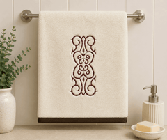 Embroided Cotton Bath Towel - Nishat Creative Store