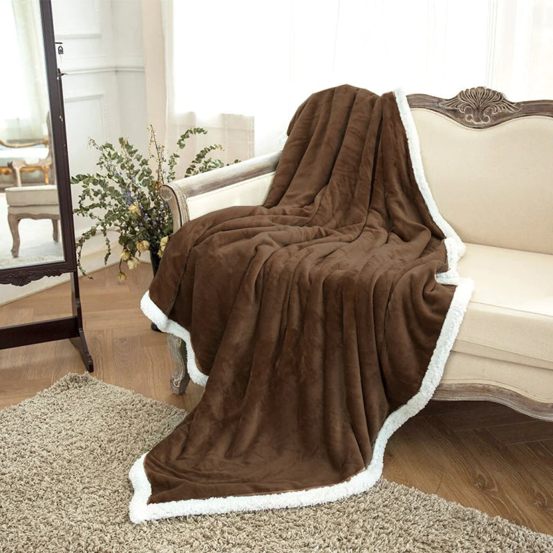 Exclusive Sherpa Double Blanket NCS #113 - Nishat Creative Store