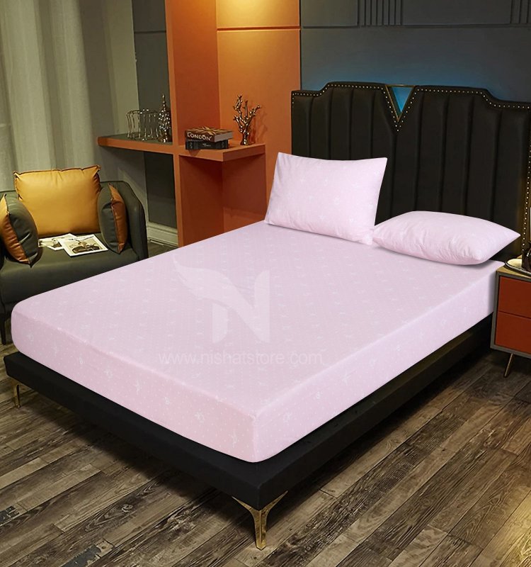 Fitted Double Bed Sheet DS# 227 - Nishat Creative Store