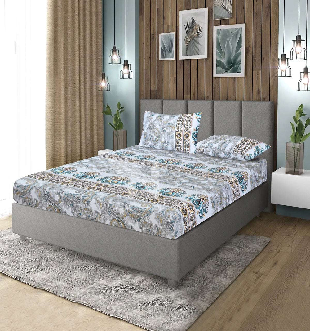 Fitted Double Bed Sheet DS 321 - Nishat Creative Store