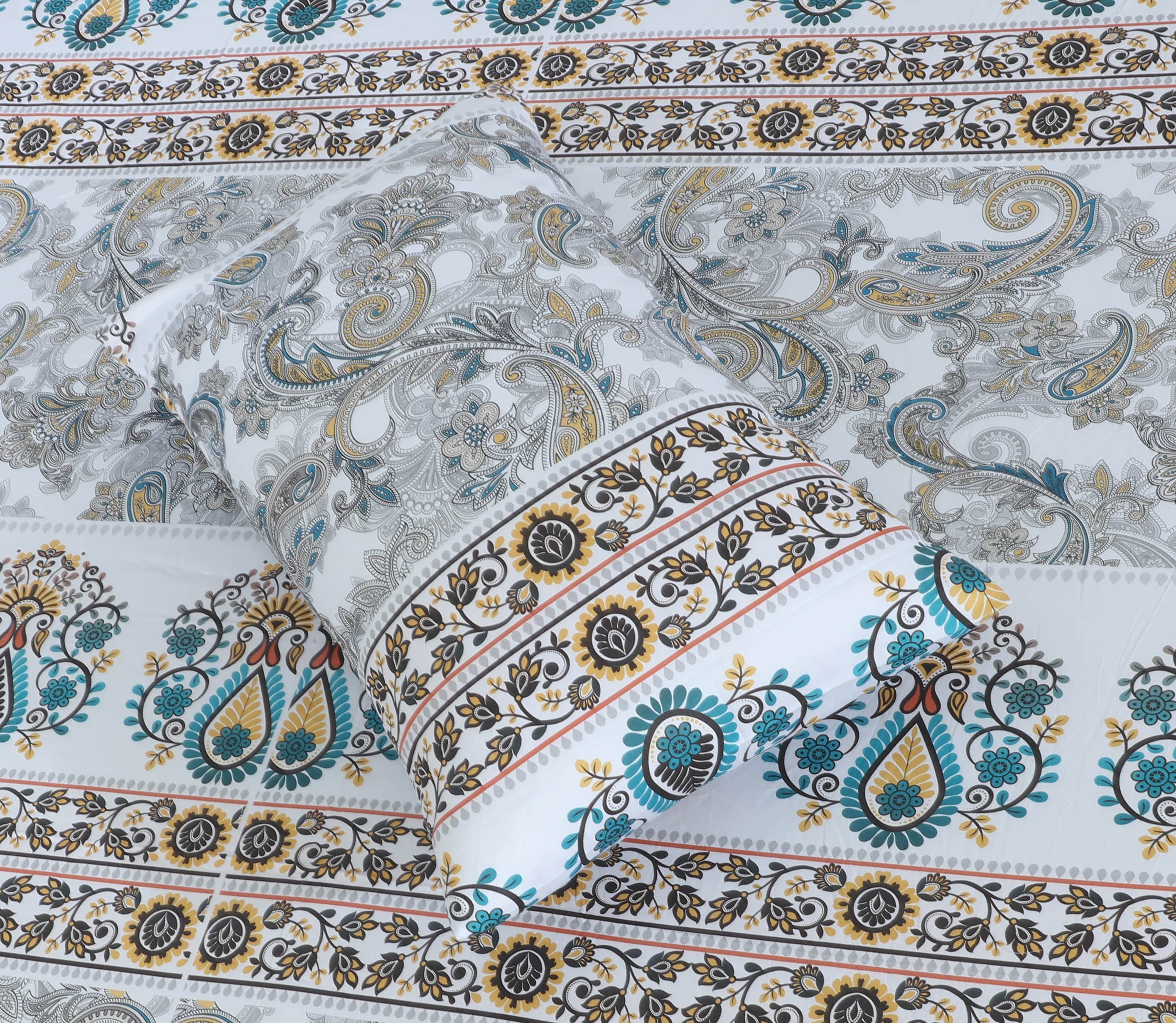 Fitted Double Bed Sheet DS 321 - Nishat Creative Store