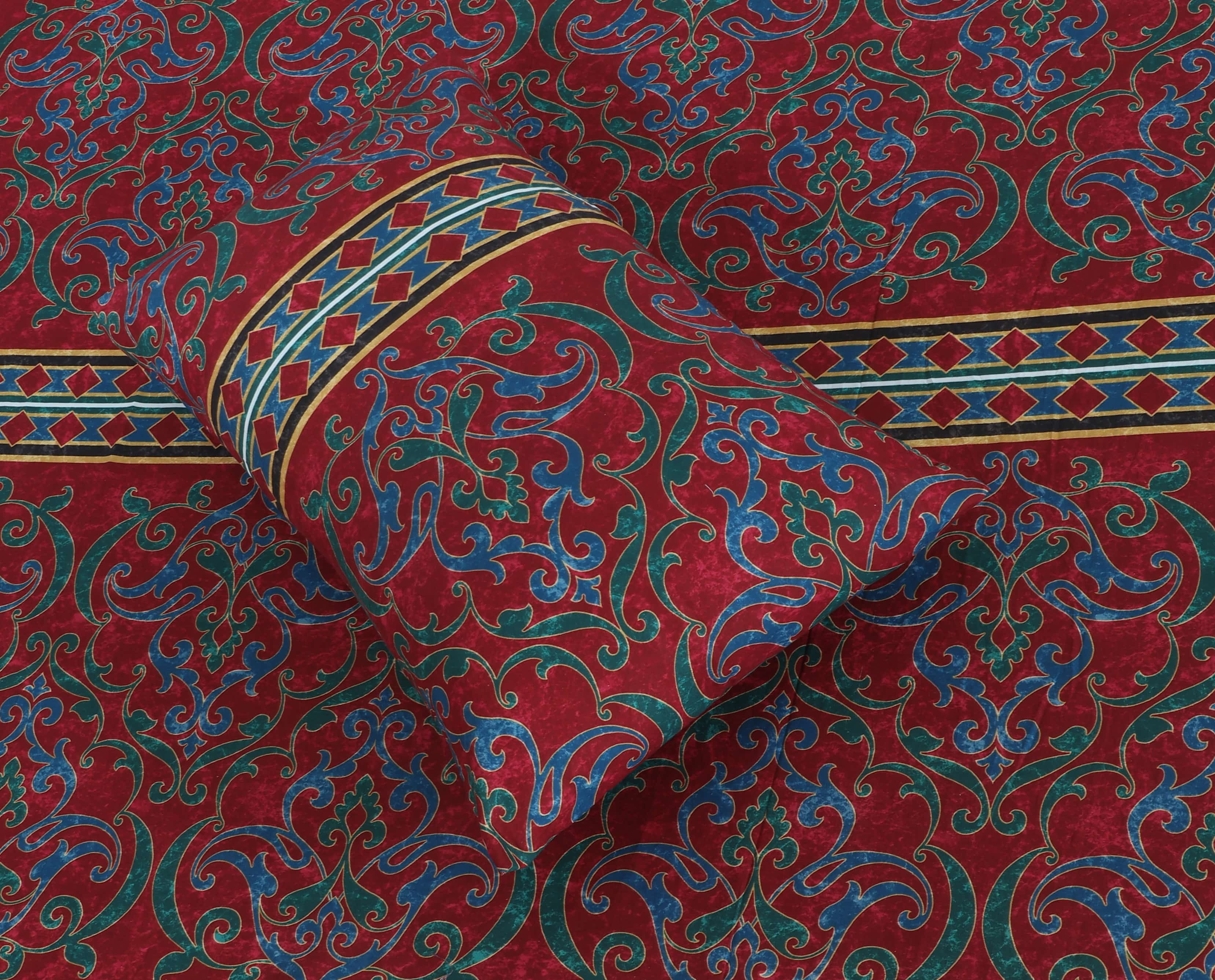 Fitted Double Bed Sheet DS 328 - Nishat Creative Store