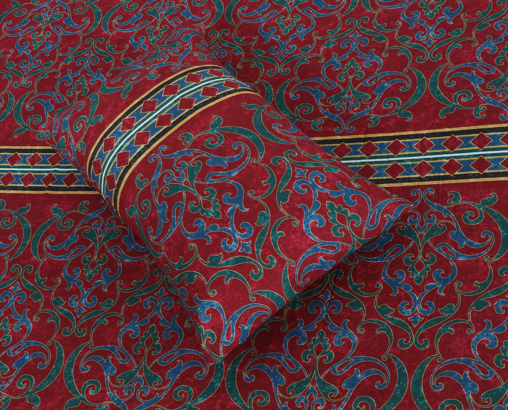 Fitted Double Bed Sheet DS 328 - Nishat Creative Store
