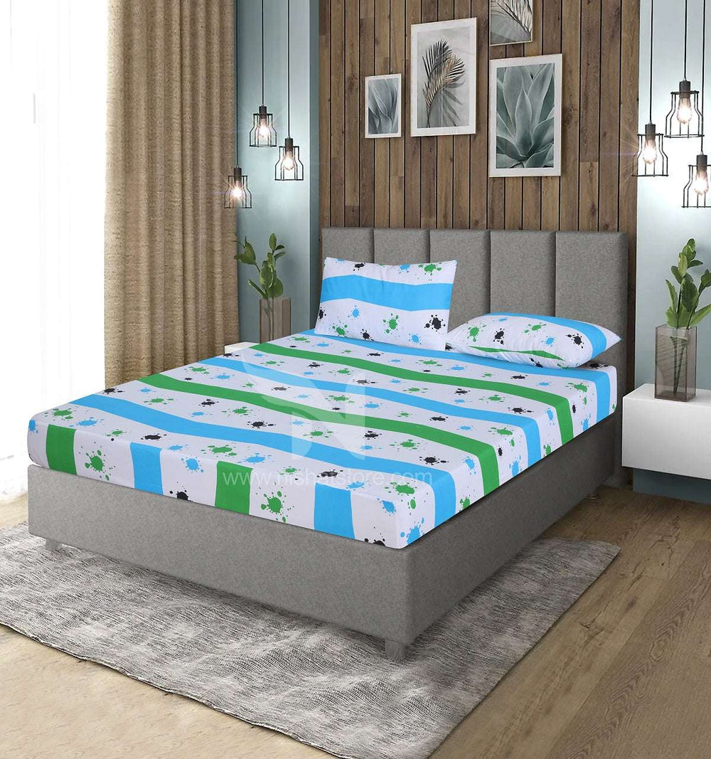 Fitted Double Bed Sheet DS 333 - Nishat Creative Store