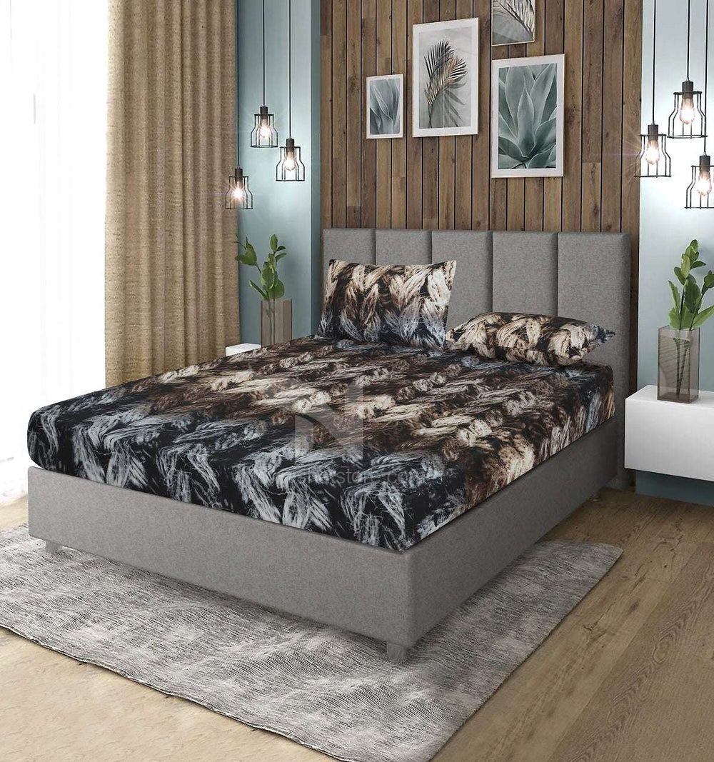 Fitted Double Bed Sheet DS 354 - Nishat Creative Store