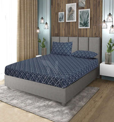 Fitted Double Bed Sheet DS 359 - Nishat Creative Store