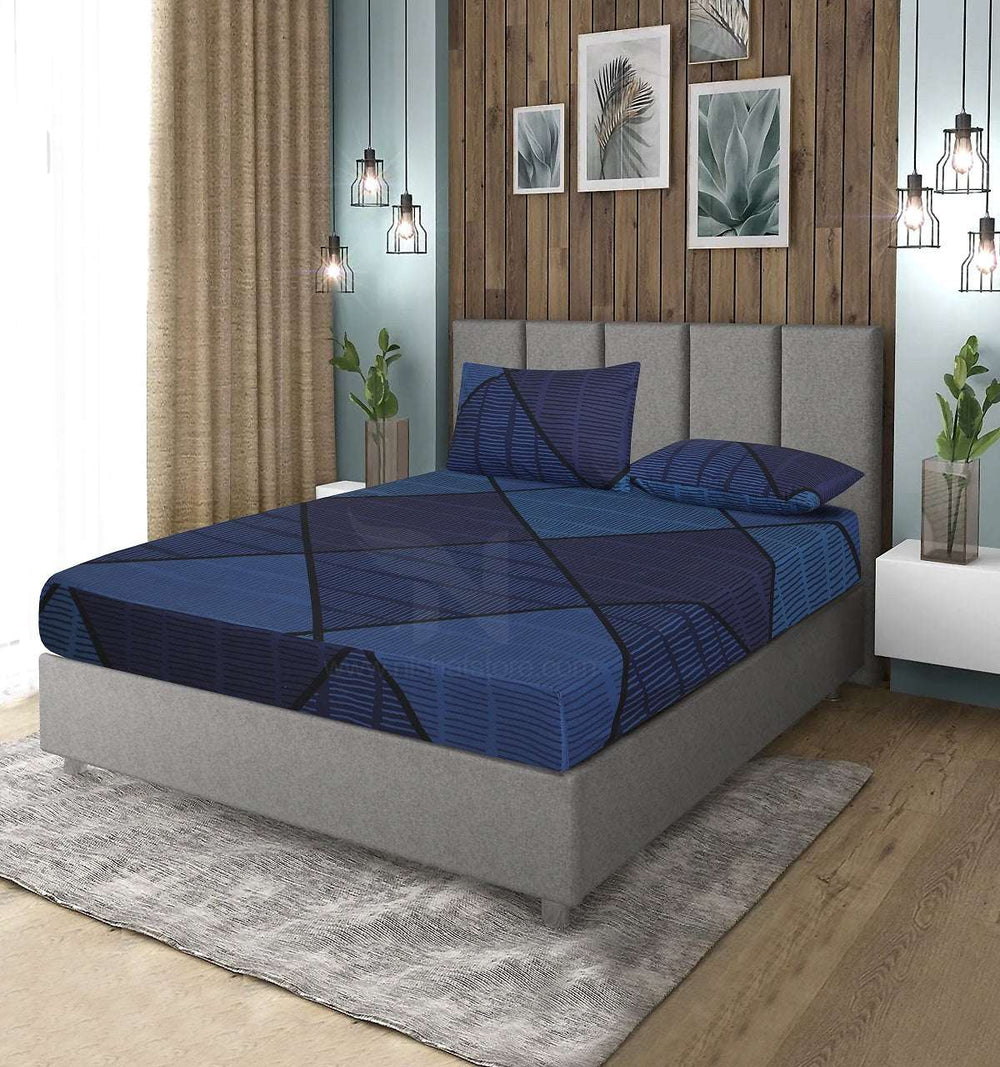 Fitted Double Bed Sheet DS 364 - Nishat Creative Store