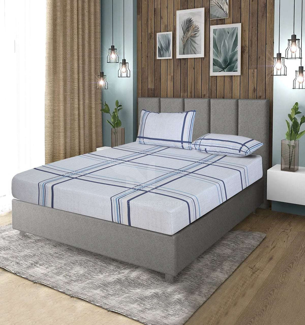 Fitted Double Bed Sheet DS 366 - Nishat Creative Store