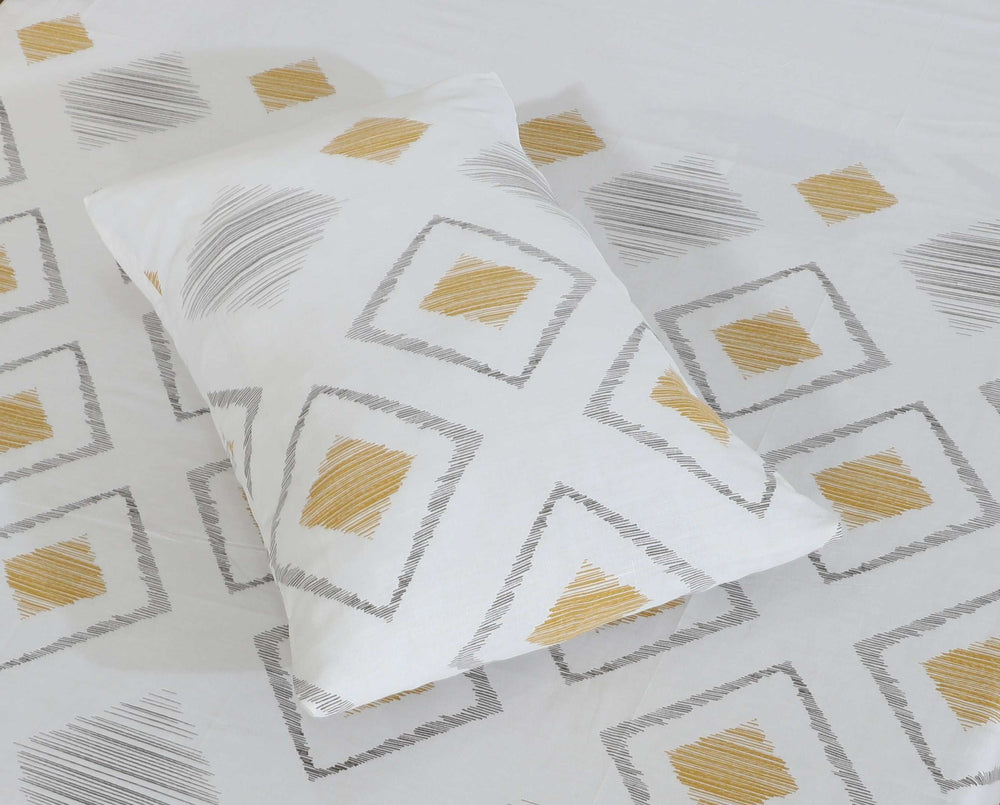 Fitted Double Bed Sheet DS 369 - Nishat Creative Store