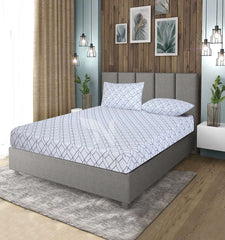 Fitted Double Bed Sheet DS 373 - Nishat Creative Store