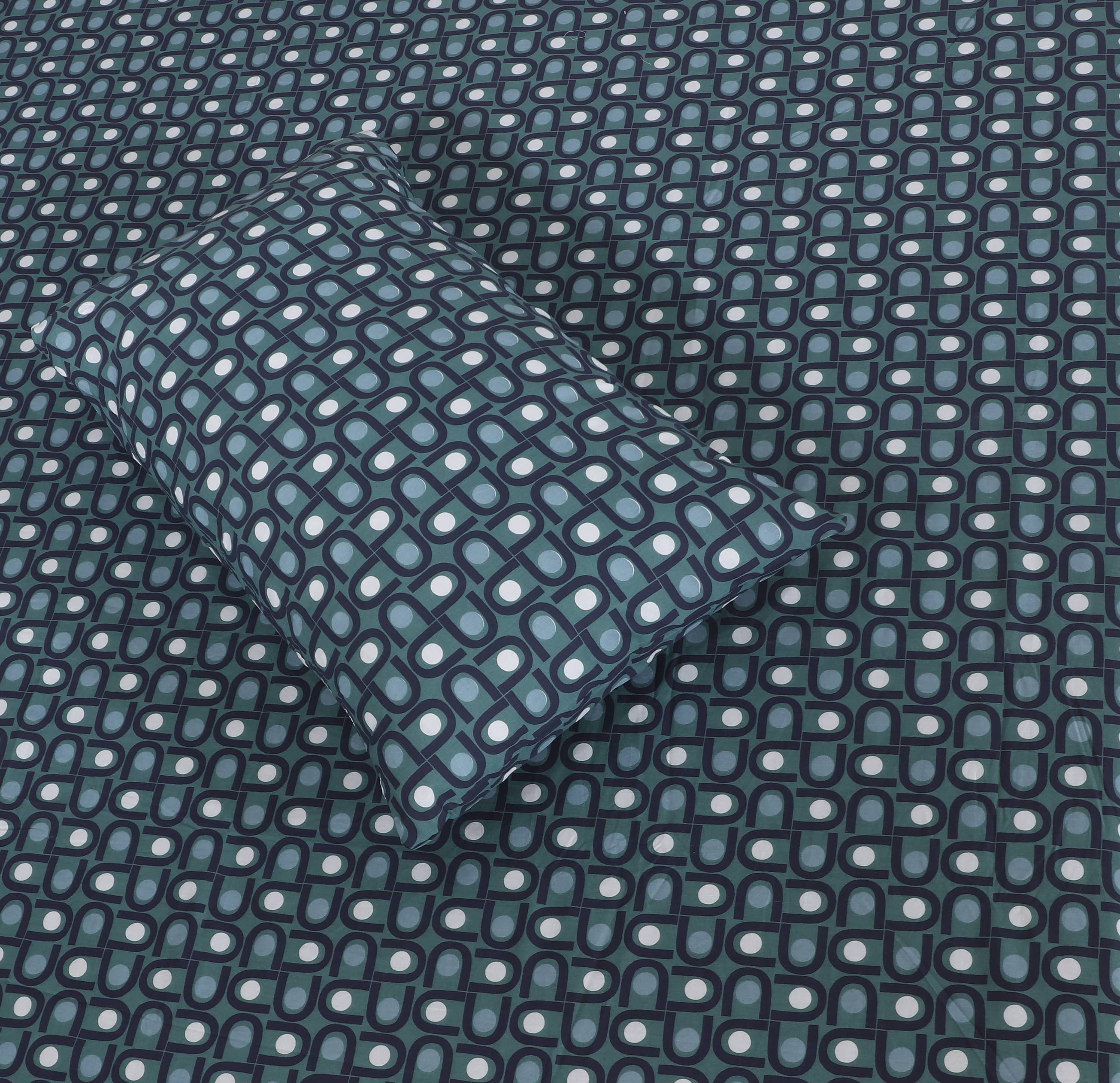 Fitted Double Bed Sheet DS# 406 - Nishat Creative Store