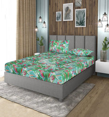 Fitted Double Bed Sheet DS# 421 - Nishat Creative Store
