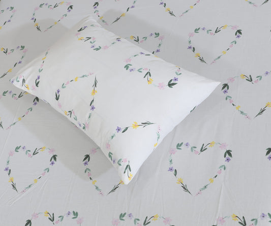 Fitted Double Bed Sheet DS# 423 - Nishat Creative Store