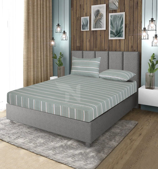 Fitted Double Bed Sheet DS# 427 - Nishat Creative Store