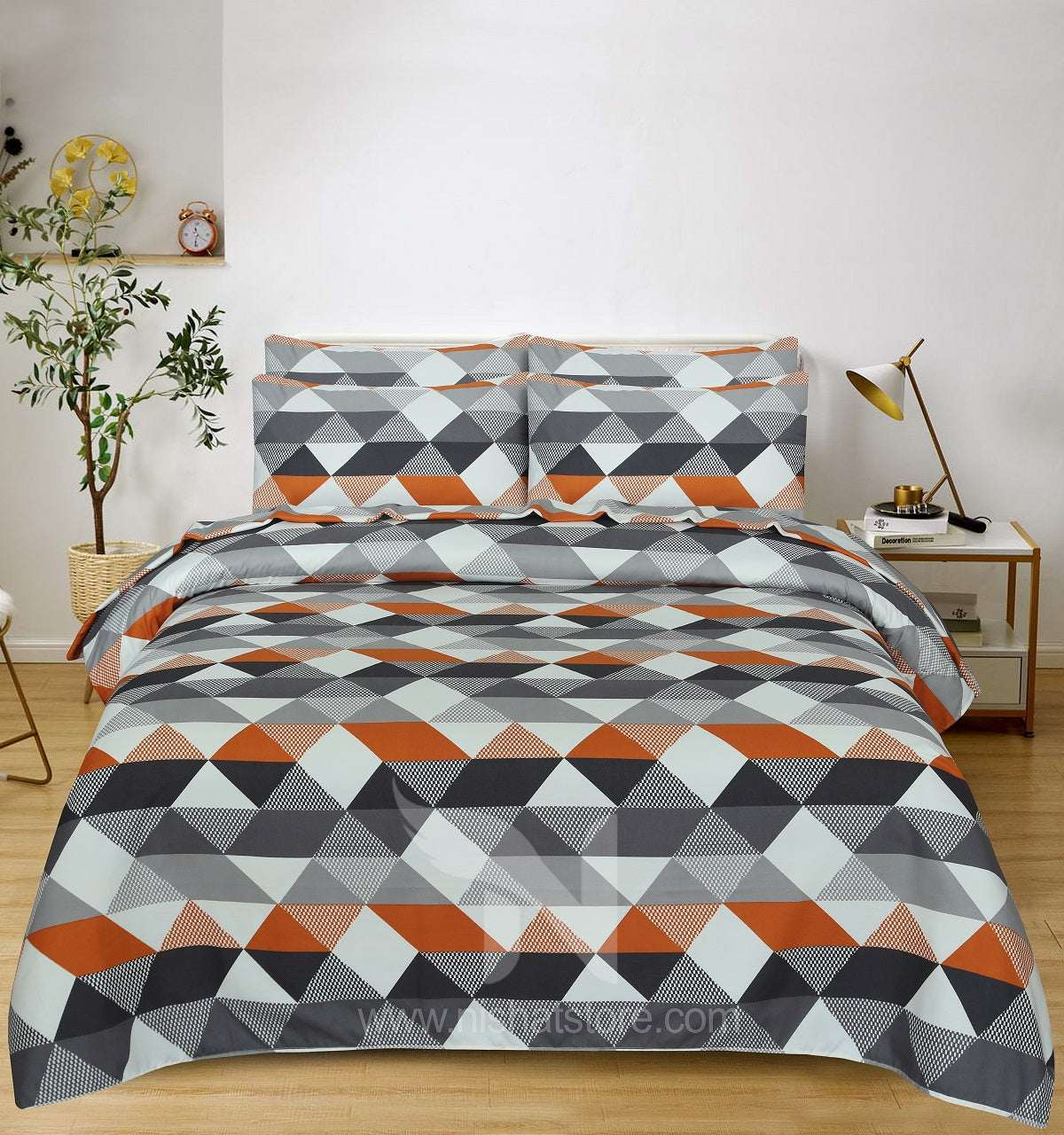 Floral Quilt Cover 6 Pcs Design 220 - Nishat Creative Store