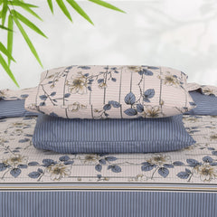 Floral Quilt Cover 6 Pcs Design #246 - Nishat Creative Store