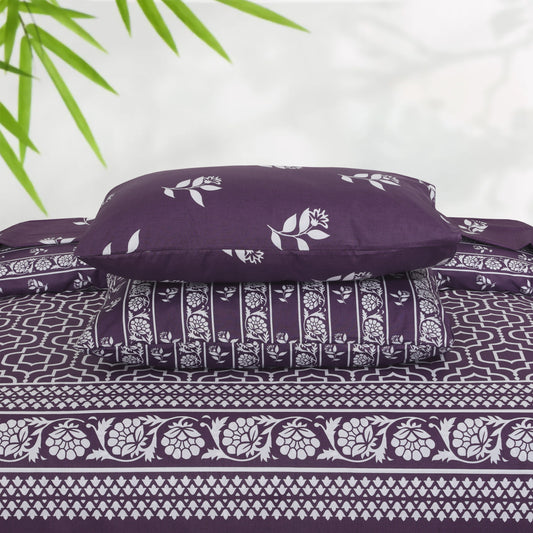 Floral Quilt Cover 6 Pcs Design #262 - Nishat Creative Store