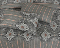 Floral Reversible Cotton Quilt Cover 6 Pcs Design 197 - Nishat Creative Store