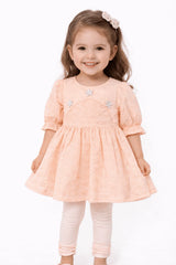 Girl Chikankari Frock 2Pcs
