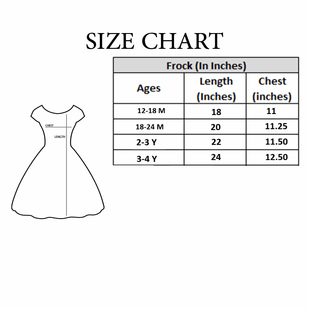 Girl Embroidered Frock KDS 47
