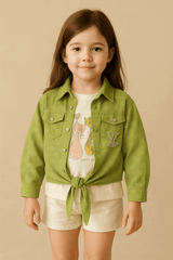 Girl Party Wear Shirt KDC 051