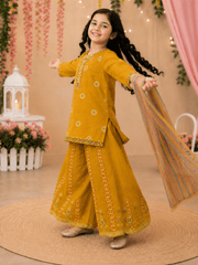 Golden Charm Embroidered Suit