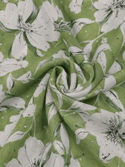 Green Floral Printed Shirt - Nishat Creative Store