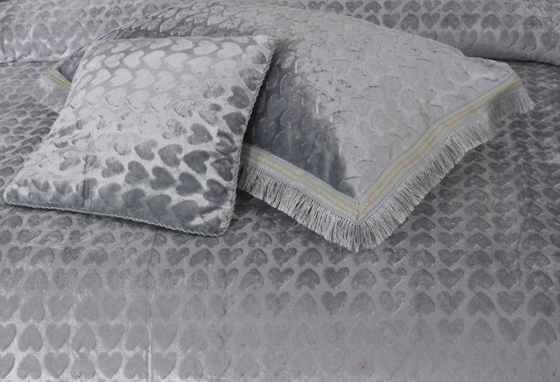 Heavy Palachi & Leather Bed Sheet Set – 4 Pcs Design Code 553 - Nishat Creative Store