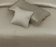 Heavy Velvet & Leather Bed Sheet Set – 4 Pcs Design Code 563 - Nishat Creative Store