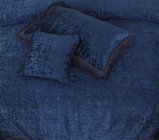 Heavy Velvet Texture Bed Sheet Set –4 Pcs Design #577 - Nishat Creative Store