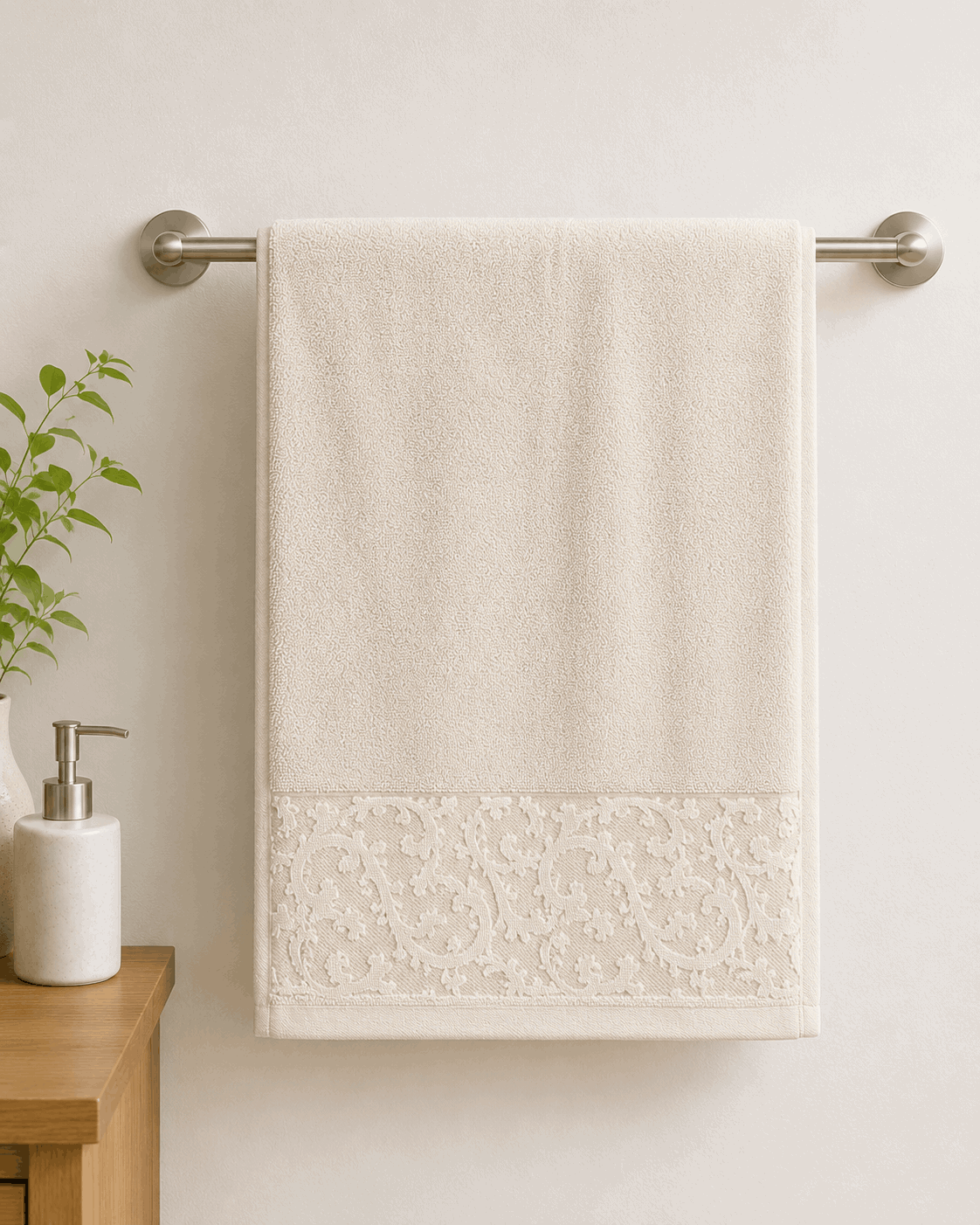 Jauqard Dyed Cotton Hand Towel (Pack of 2) - Nishat Creative Store