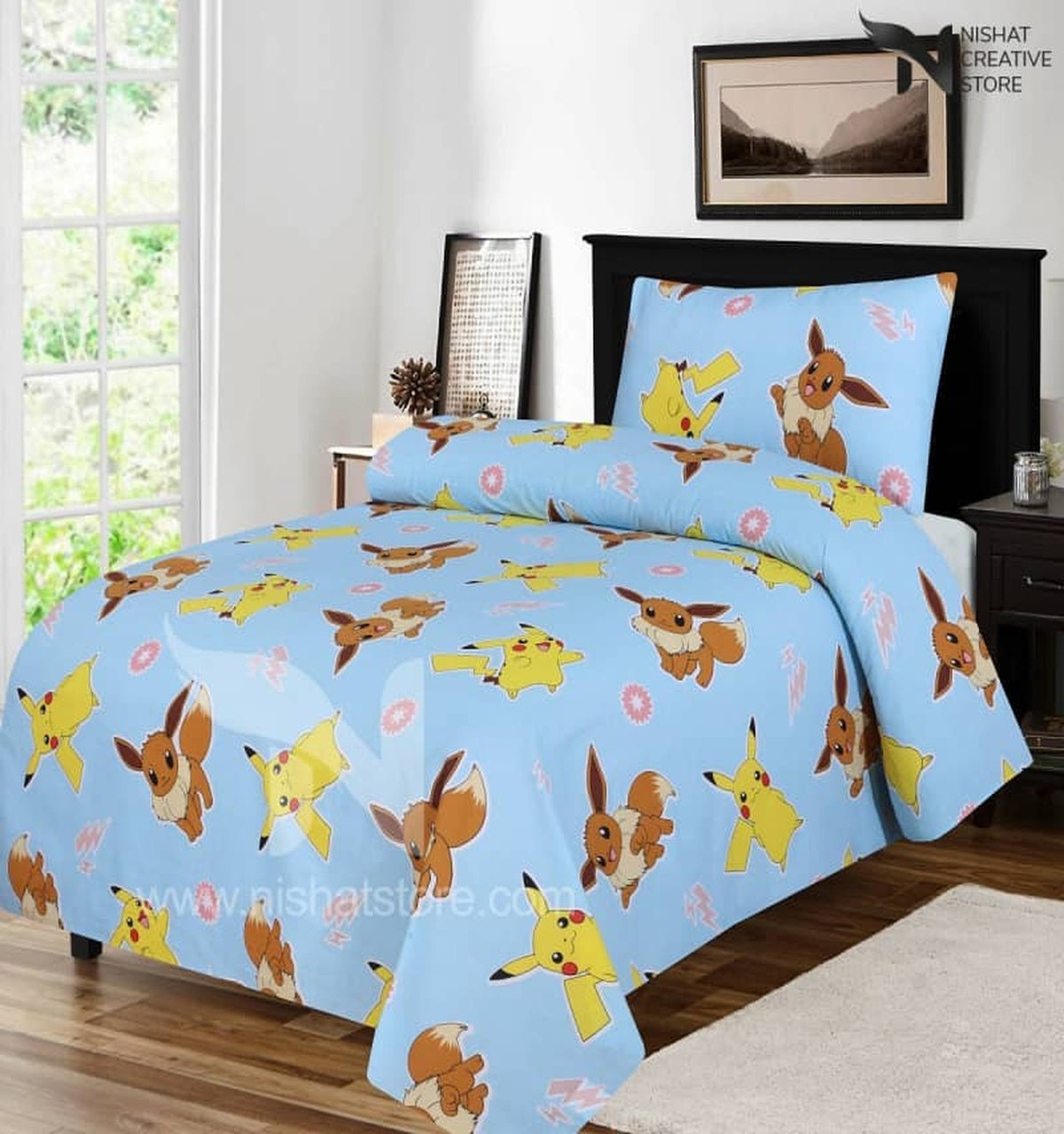 Kids Bed Sheet Design 153 - Nishat Creative Store