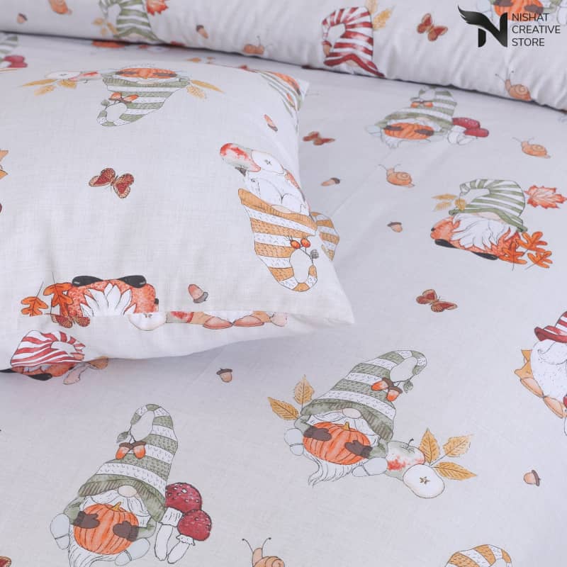 Kids Bed Sheet Design 203 - Nishat Creative Store