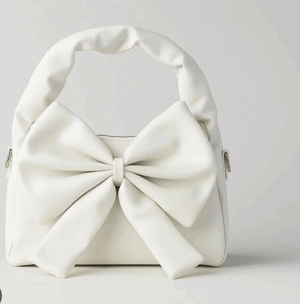 Korean Style Bowknot Leather Handbag - Nishat Creative Store