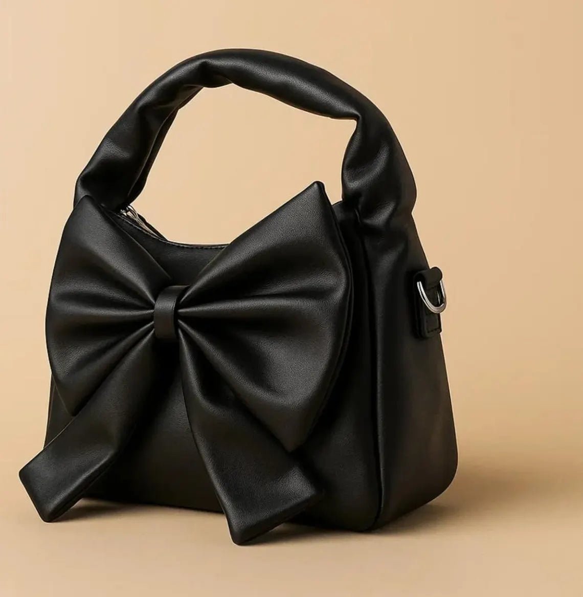 Korean Style Bowknot Leather Handbag - Nishat Creative Store