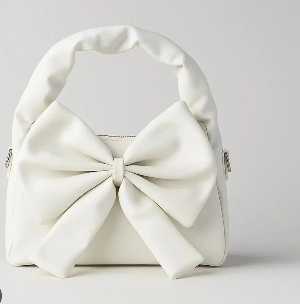 Korean Style Bowknot Leather Handbag - Nishat Creative Store