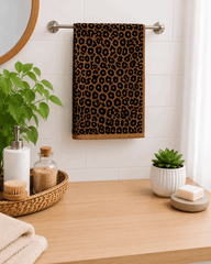 Leopard Print Velvet Hand Towel (Pack of 2) - Nishat Creative Store