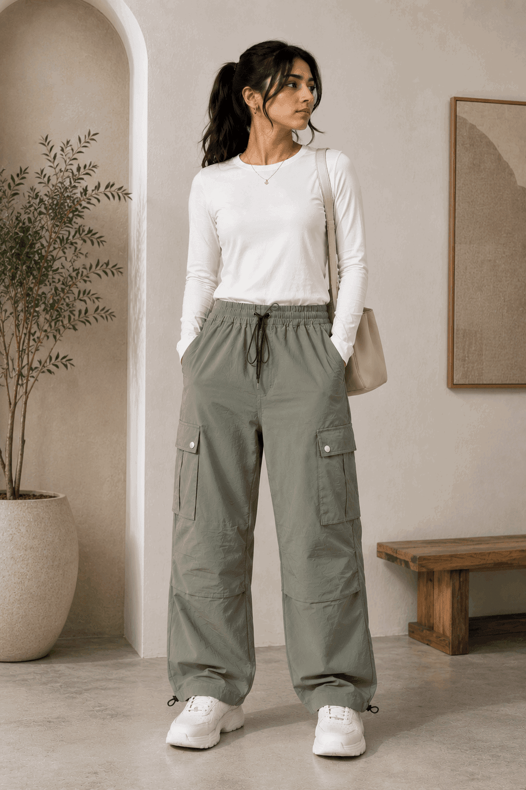Lightweight Drawstring Trouser - Nishat Creative Store
